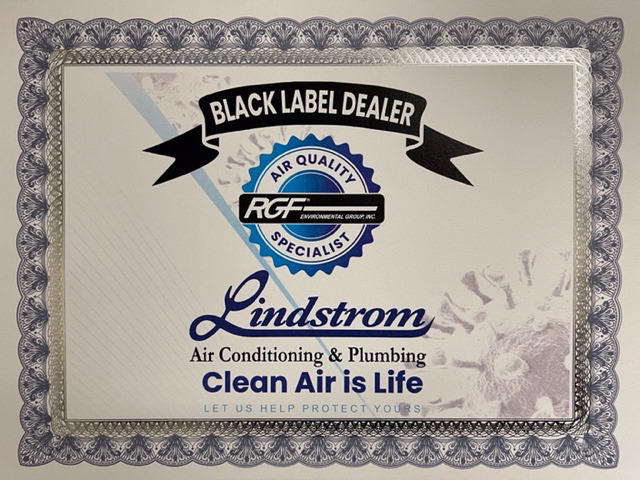 Lindstrom is an RGF certified Black Label Air Quality Specialist